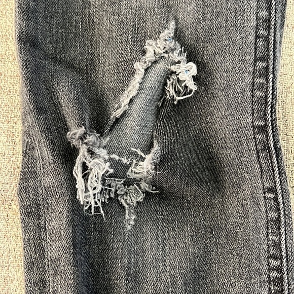 RAG & BONE BLACK/GRAY BLACKTHORN SKINNY JEANS SIZE 26 - Picture 4 of 16